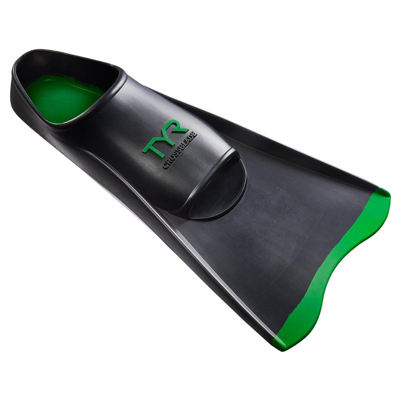 TYR زعنفة TYR للبالغين غير محددة الجنس Crossblade 2.0، أسود/أخضر، صغير جداً US - Image 1